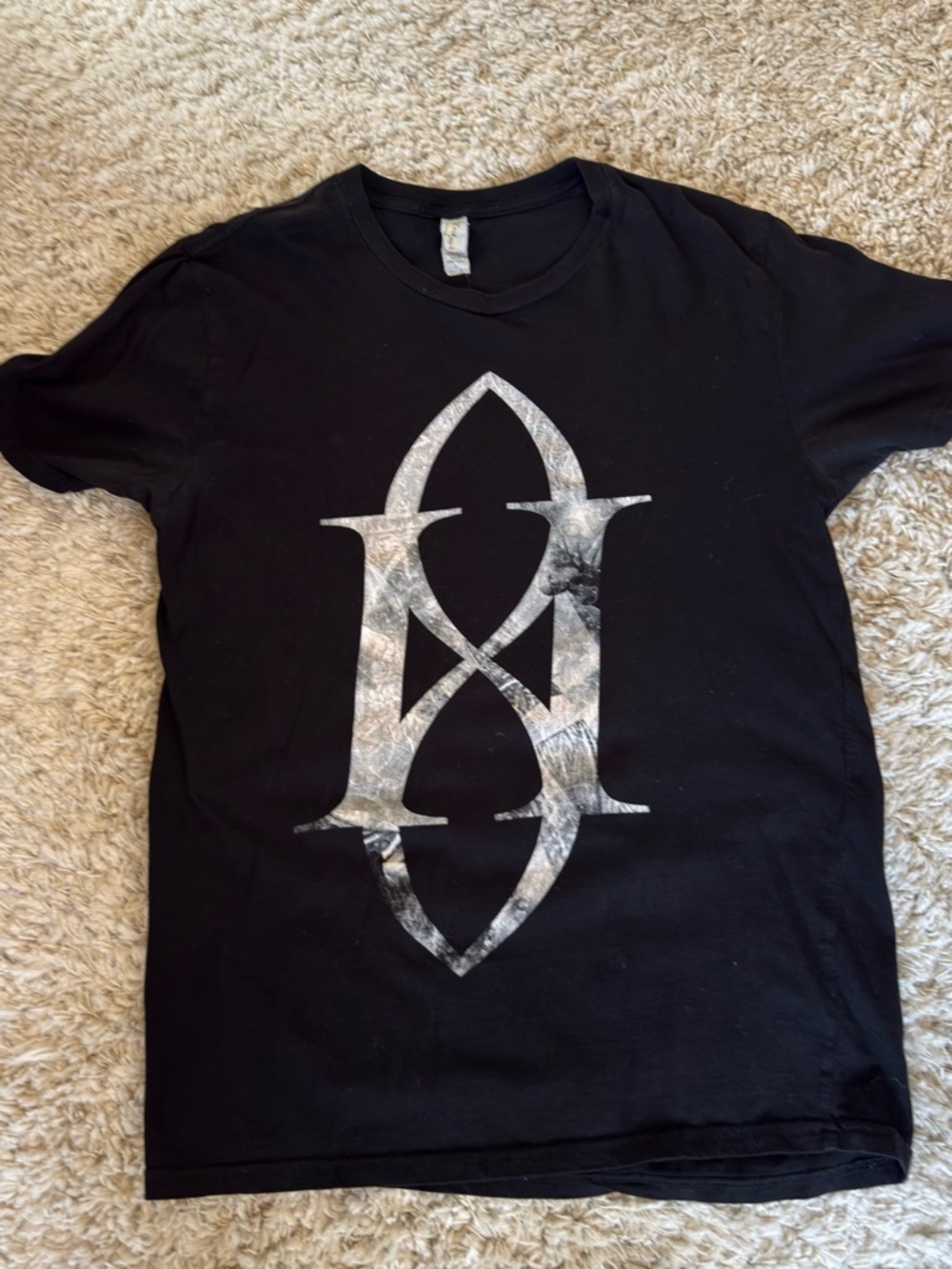 Rock Me Black Graphic Concert Tee for GEMINI SYNDROME